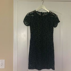 Talula lace black mini dress